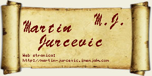 Martin Jurčević vizit kartica